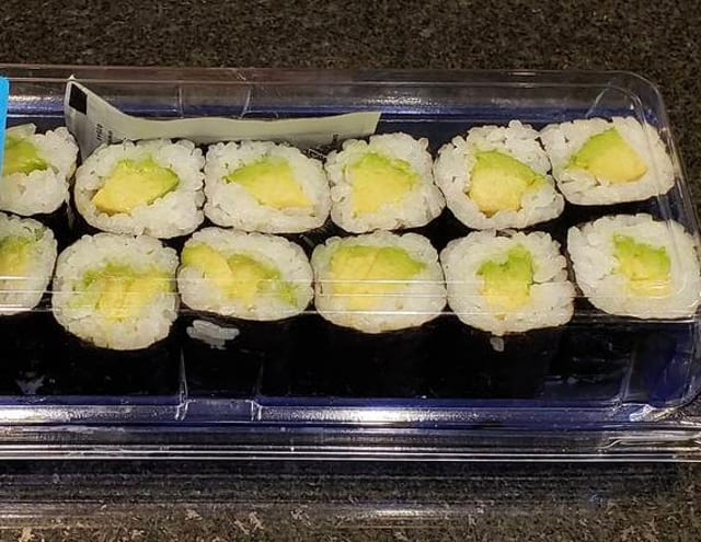 2 Avocado Rolls.
